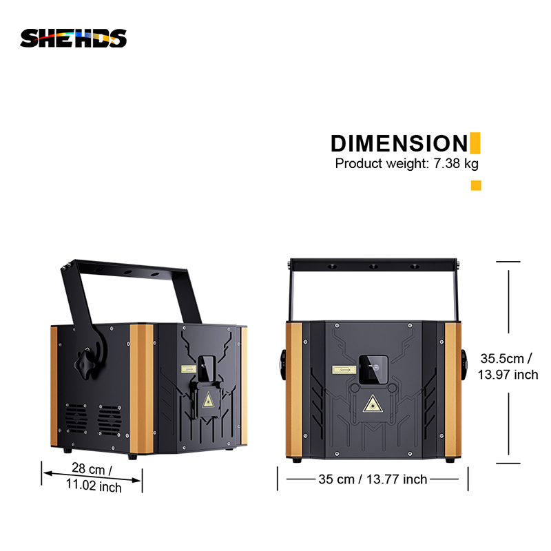 Constellaser New 12W RGB Animation Laser Light For Wedding DJ Club Theater Performance Stage