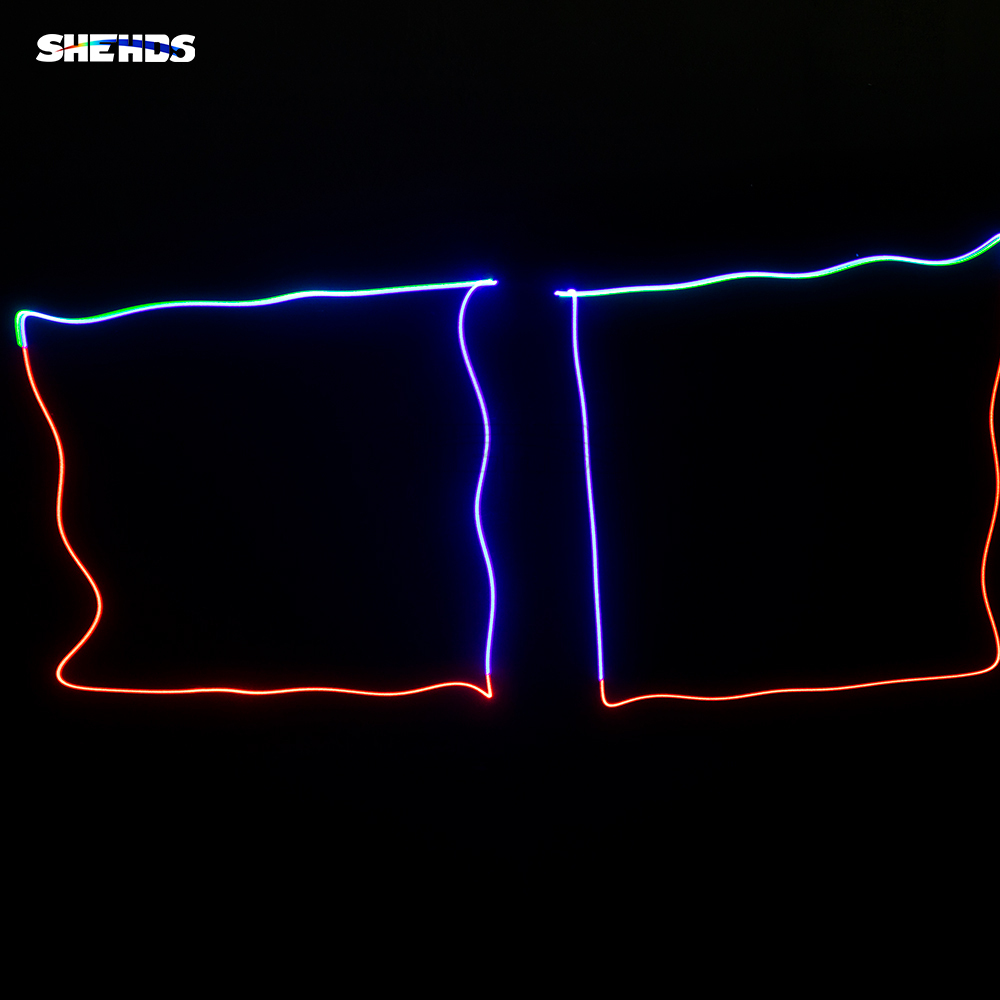 SHEHDS New RGB Laser Lamp 2 Head Laser For Performance Stage