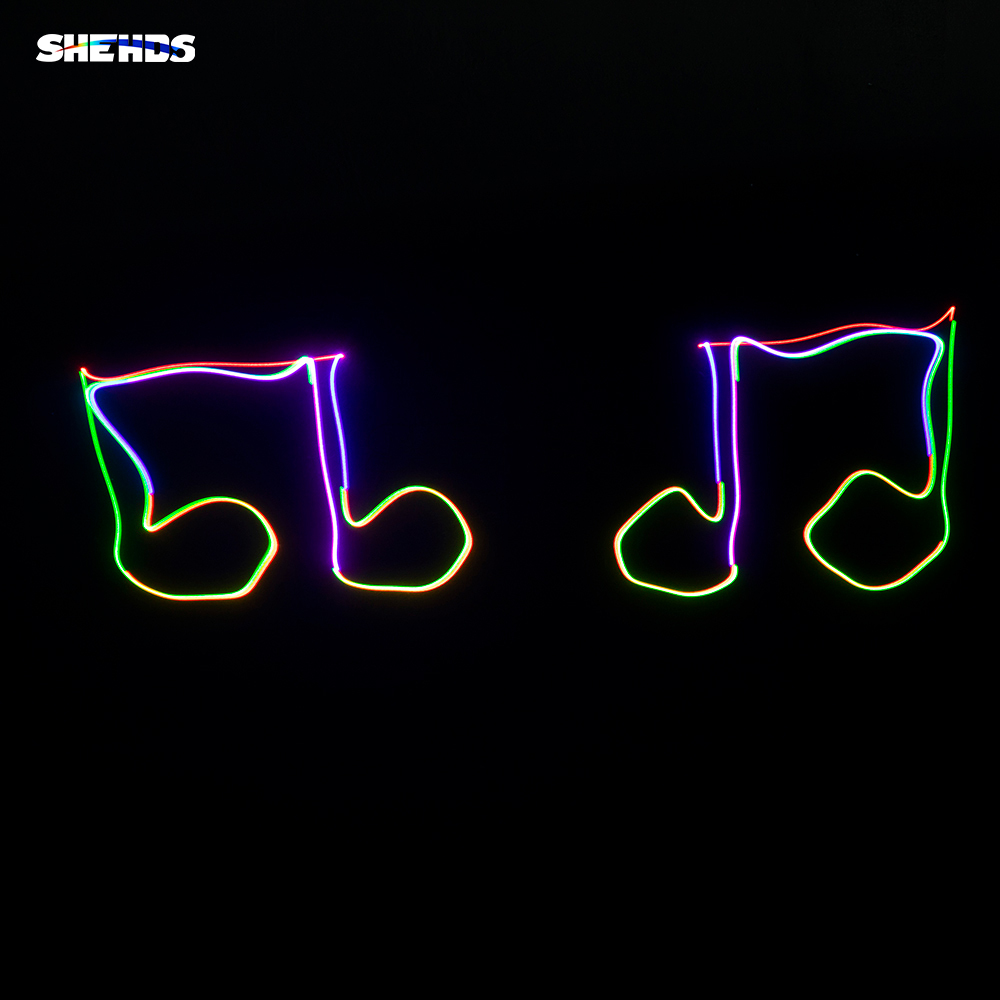 SHEHDS New RGB Laser Lamp 2 Head Laser For Performance Stage