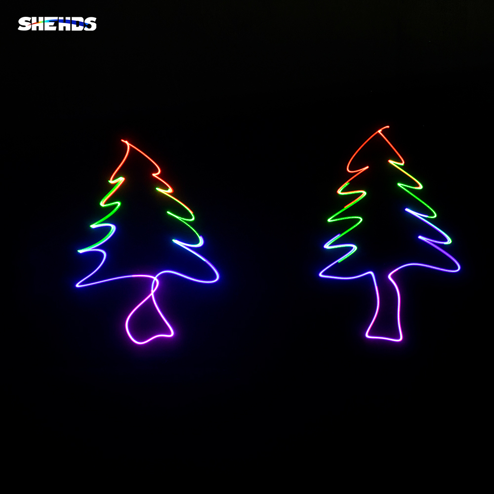SHEHDS New RGB Laser Lamp 2 Head Laser For Performance Stage