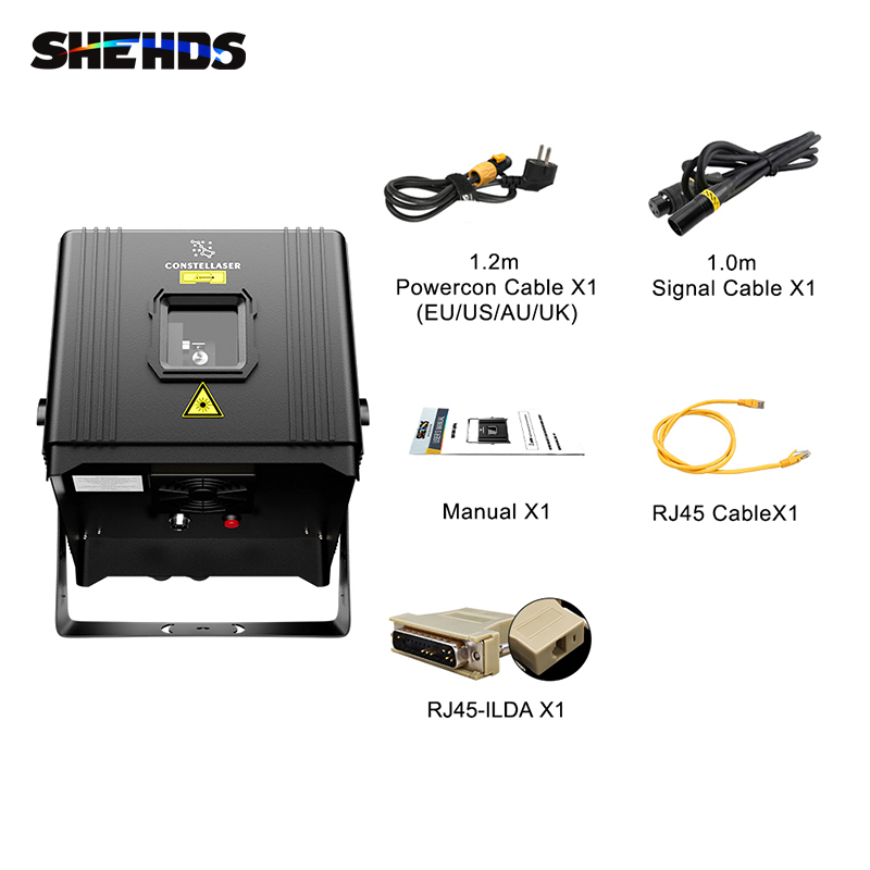 Constellaser New Rechargeable Waterproof IP65 6W RGB Animation Laser For Outdoor Wedding DJ Club Theater Performance stage