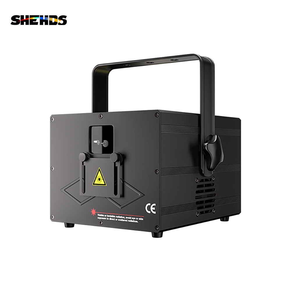 SHEHDS Full Color 3D Effect 3W RGB Laser Scanner Lights For  DJ Party