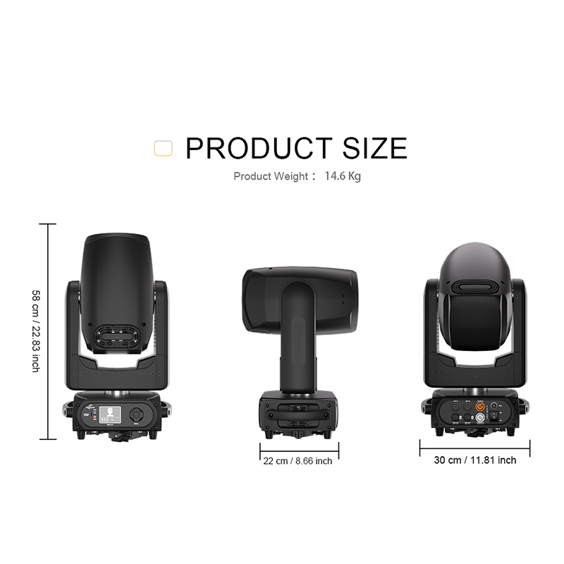 GalaxyJet LED Beam 200W Moving head Lighting  For Stage Performance Concert