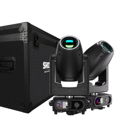 Flight case with 2 pcs