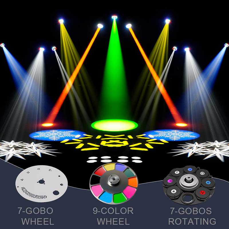 GalaxyJet LED Beam&Spot&Wash 200W Moving head Lighting  for DJ Performance Stage Wedding Nightclub Theater