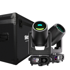 Flight case with 2 pcs