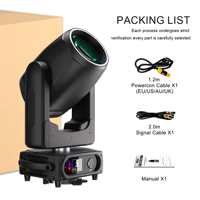 GalaxyJet LED Beam 200W Moving head Lighting  For Stage Performance Concert