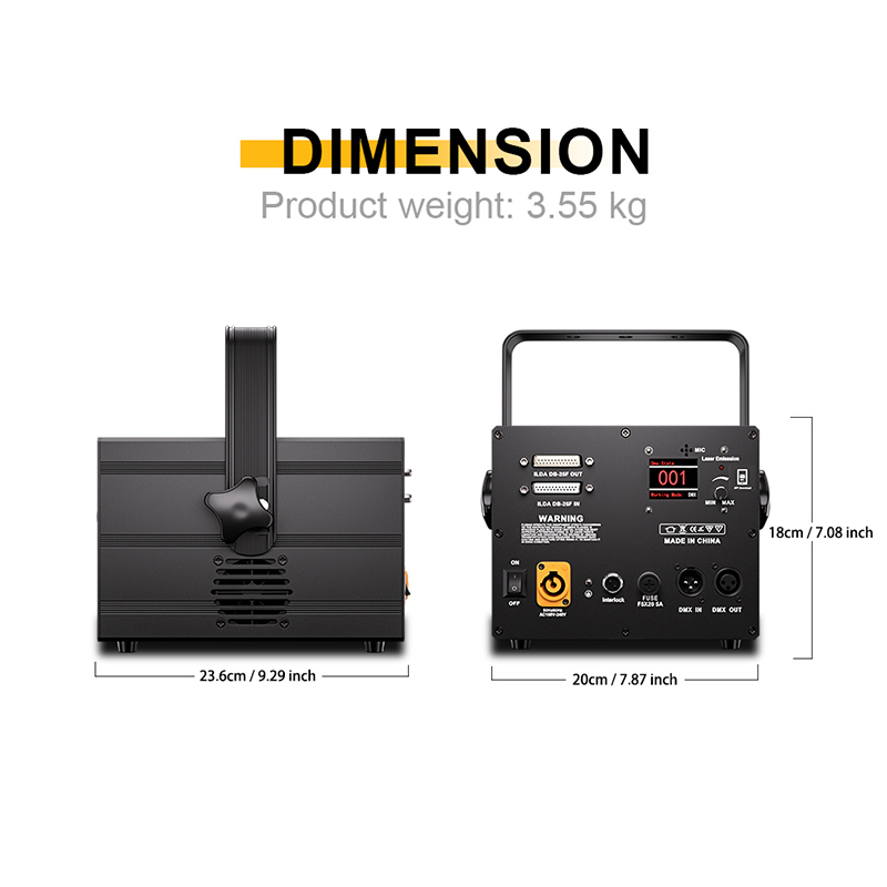Constellaser APP Control 3W Laser Light series RGB Animation Scanner DMX512 For DJ Disco Wedding Party