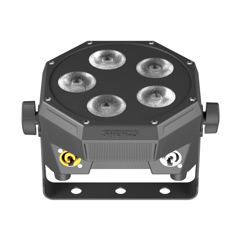 SHEHDS LED GlamoPar 5x12W/7X12W RGBAL+UV Lighting For Wedding Concert Club