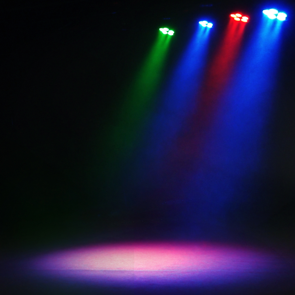 SHEHDS LED GlamoPar 5x12W/7X12W RGBAL+UV Lighting For Wedding Concert Club