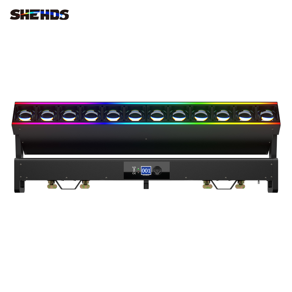 SHEHDS LED 12x40W RGBW Zoom Beam  Moving Head Lighting For Dj Party