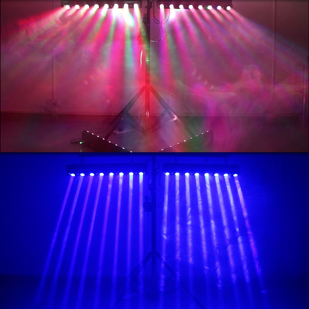 SHEHDS LED Beam 8x12W RGBW Moving Head Lighting For Wedding DJ Show