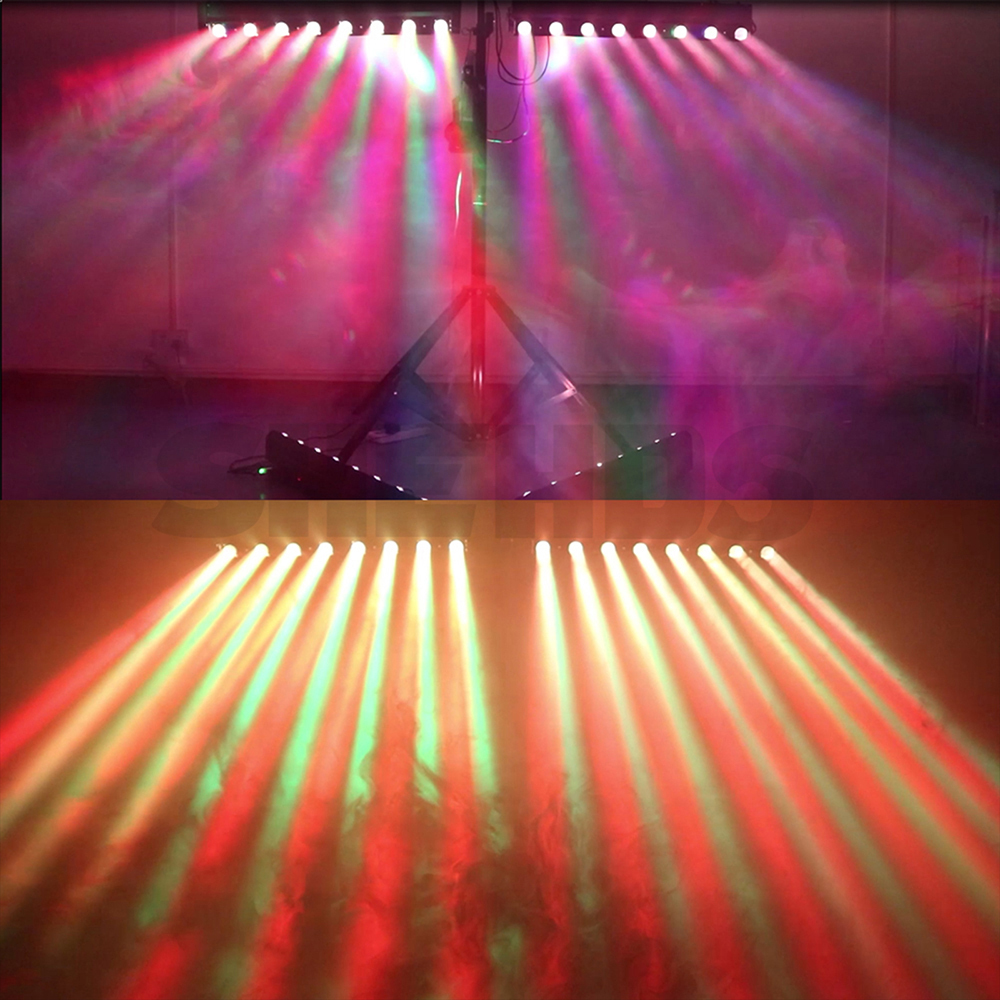 SHEHDS LED Beam 8x12W RGBW Moving Head Lighting For Wedding DJ Show