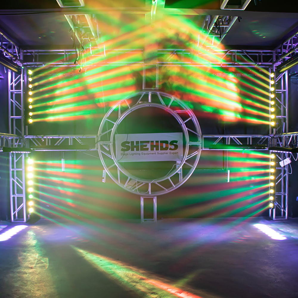 SHEHDS LED Beam 8x12W RGBW Moving Head Lighting For Wedding DJ Show