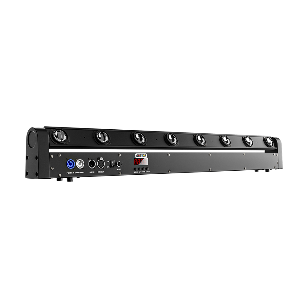 SHEHDS LED Beam 8x12W RGBW Moving Head Lighting For Wedding DJ Show