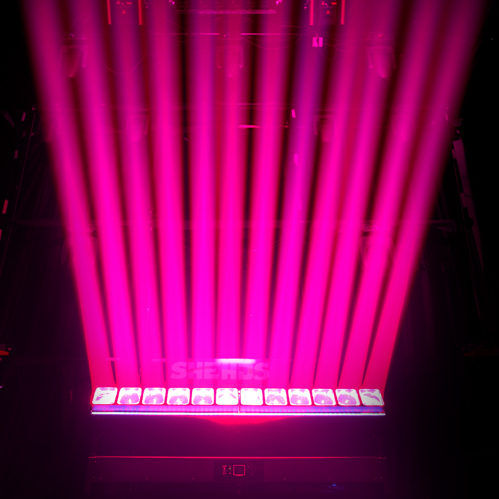 SHEHDS LED 12x40W RGBW Zoom Beam  Moving Head Lighting For Dj Party