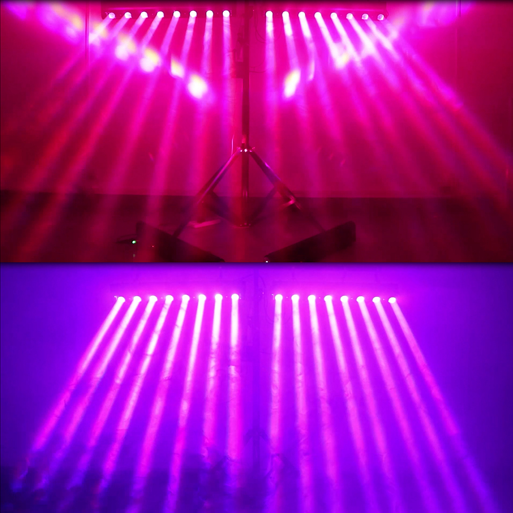 SHEHDS LED Beam 8x12W RGBW Moving Head Lighting For Wedding DJ Show