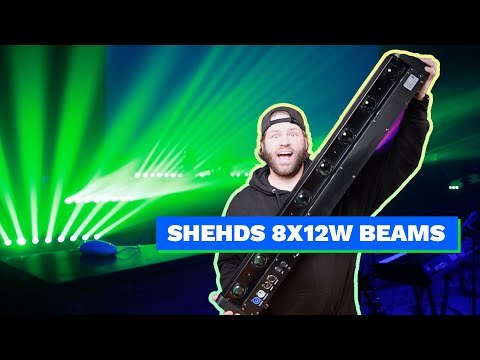 SHEHDS LED Beam 8x12W RGBW Moving Head Lighting For Wedding DJ Show