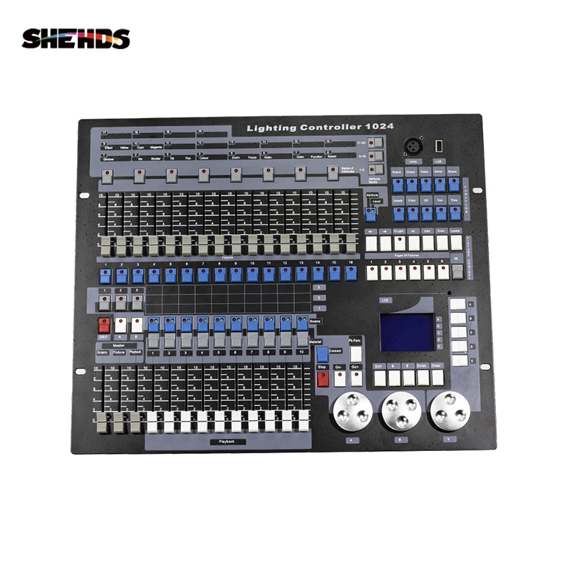 SHEHDS DMX Console 1024 Lighting Consoles Professional Stage Lights Control Equipment