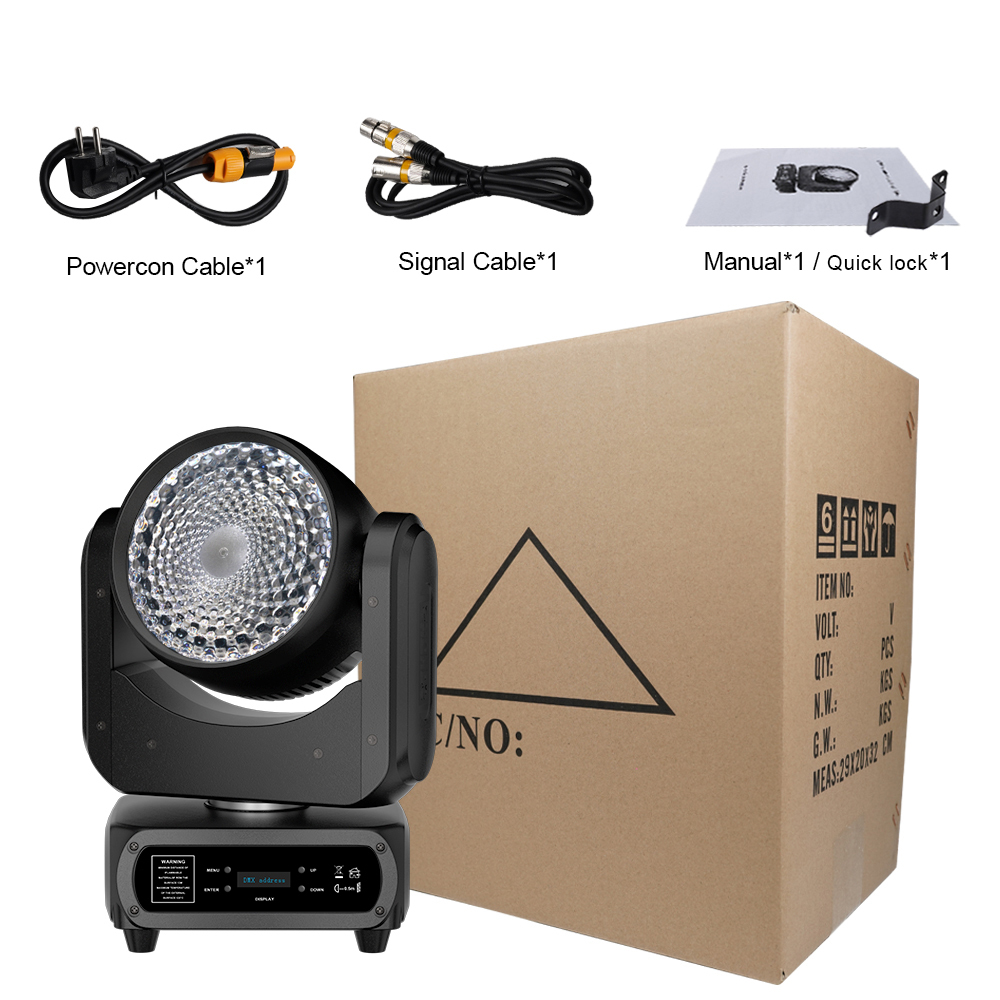 SHEHDS LED 120W RGBW 4in1 Color Mixing Wash Moving Head Light For Party Wedding Club