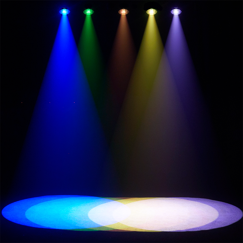 LED 250W Prime Lens LEKO Warm+Cool White Profile Spotlight for Theatre