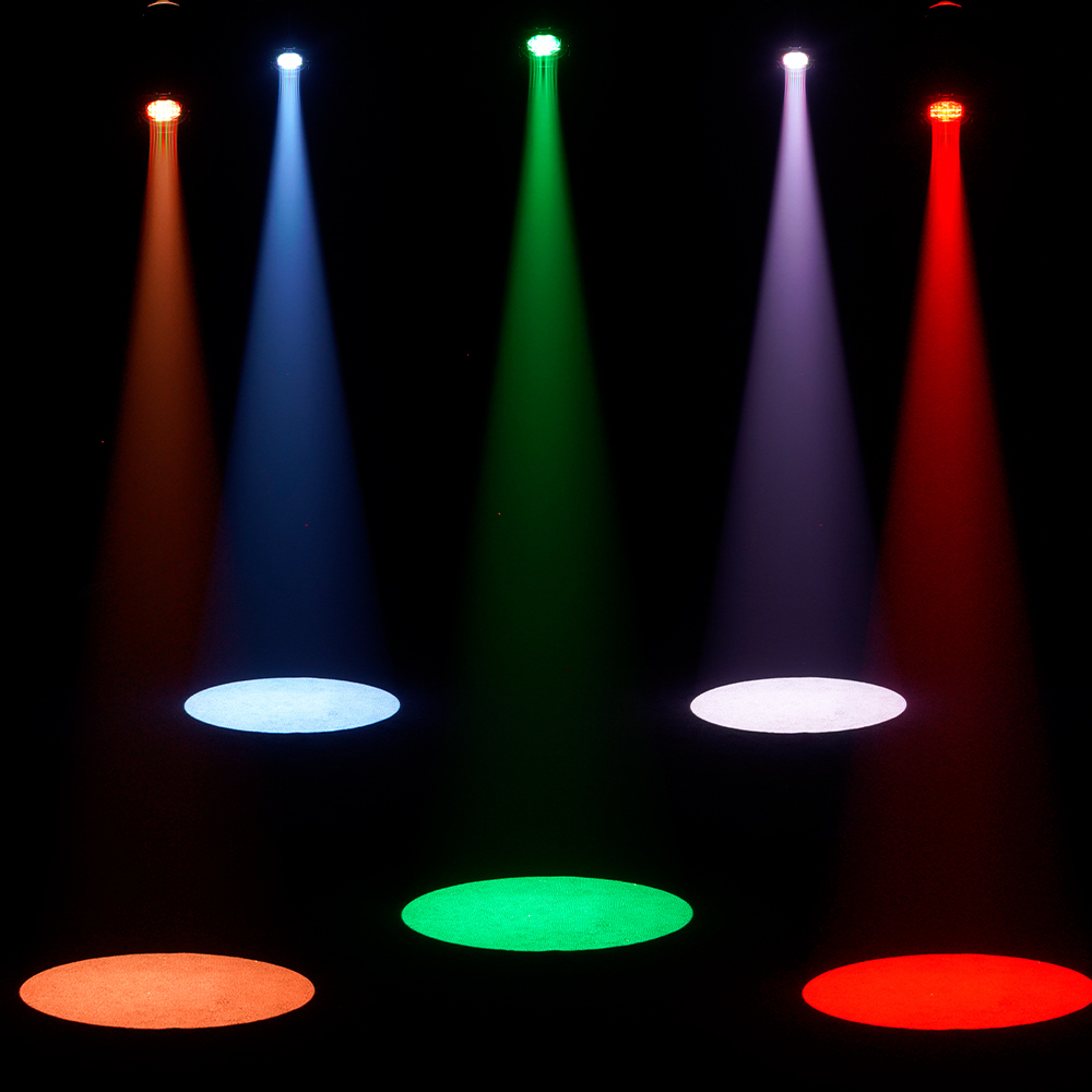 SHEHDS LED 250W Prime Lens LEKO RGBWAUV Profile Spotlight For DJ Disco Bar