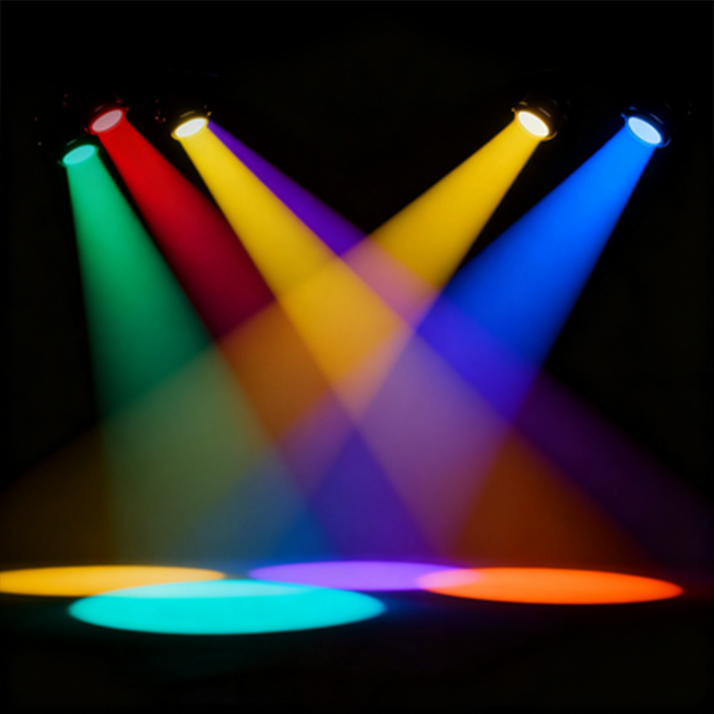SHEHDS LED 350W Optical Zoom LEKO RGBLAC Profile Spotlight For Theater Church