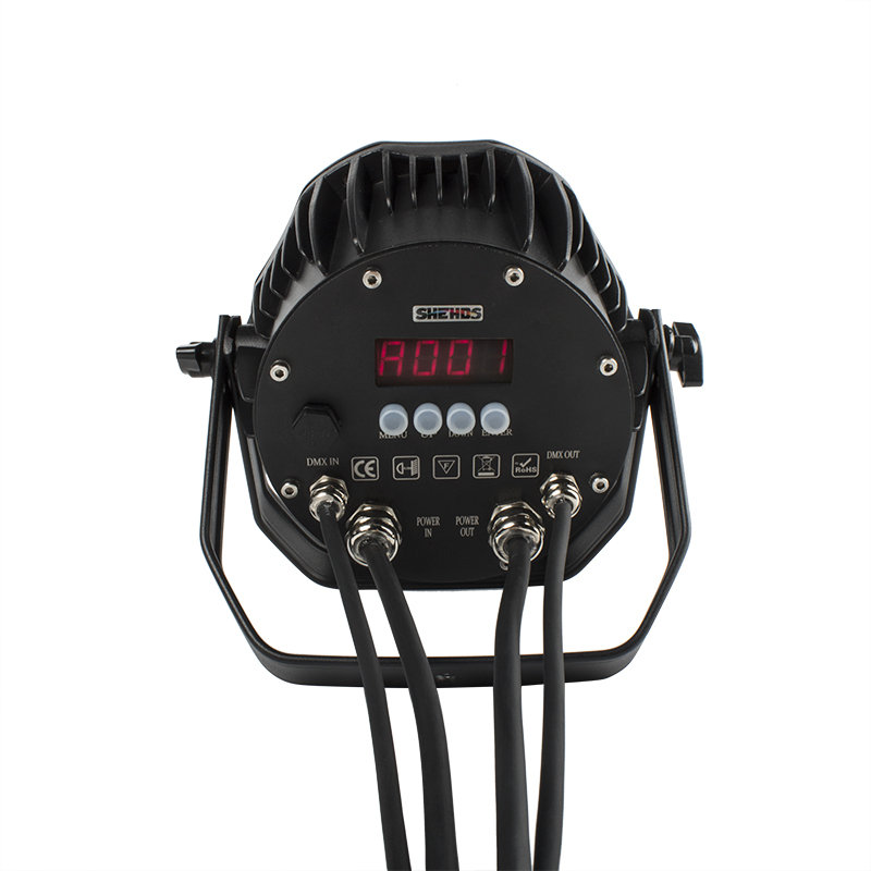 SHEHDS LED 7x12W RGBW /7x18 RGBWA+UV Waterproof Par Lighting For Outdoor Stage Night Club DJ