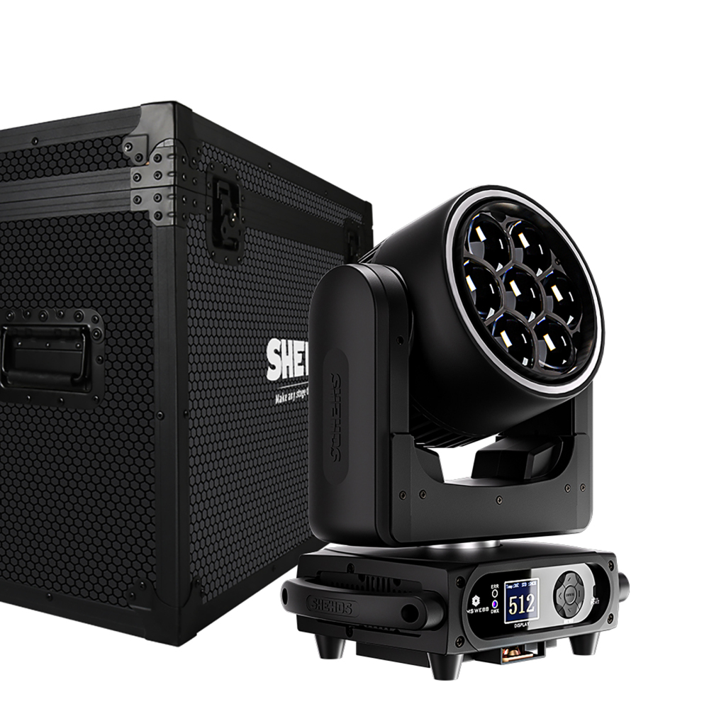 SHEHDS LED Beam+Wash Bees Eyes 7x40W RGBW Zoom Light