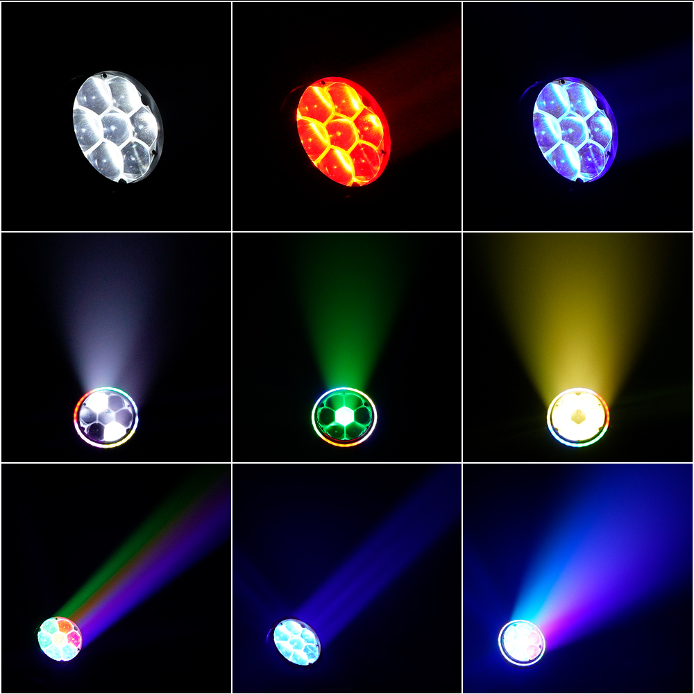 SHEHDS LED Beam+Wash 7x40W RGBW/RGBL/RGBLAC Zoom Light For Wedding