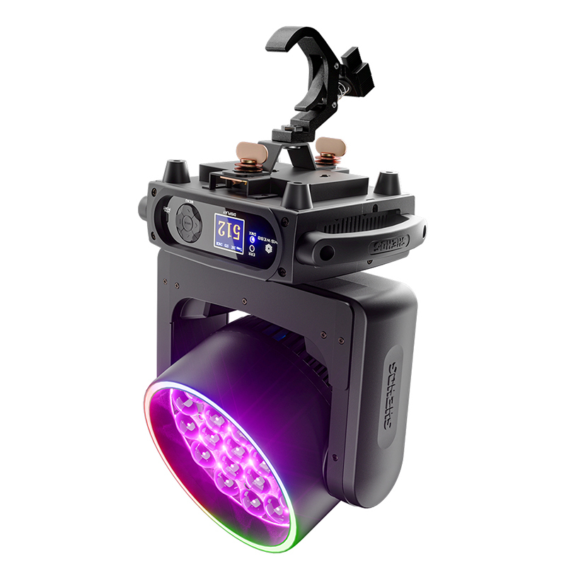 JMS WEBB LED Beam+Wash 19x20W RGBWAUV Zoom Lighting for Church Wedding Concert