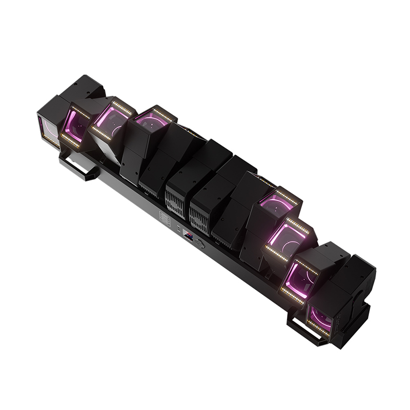 GalaxyJet LED Beam 12x60W RGBW Moving head Matrix Lighting with Ring