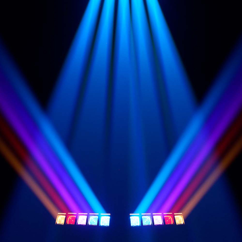 GalaxyJet LED Beam 5x60W RGBW Moving head Matrix Lighting with Ring For Club Party