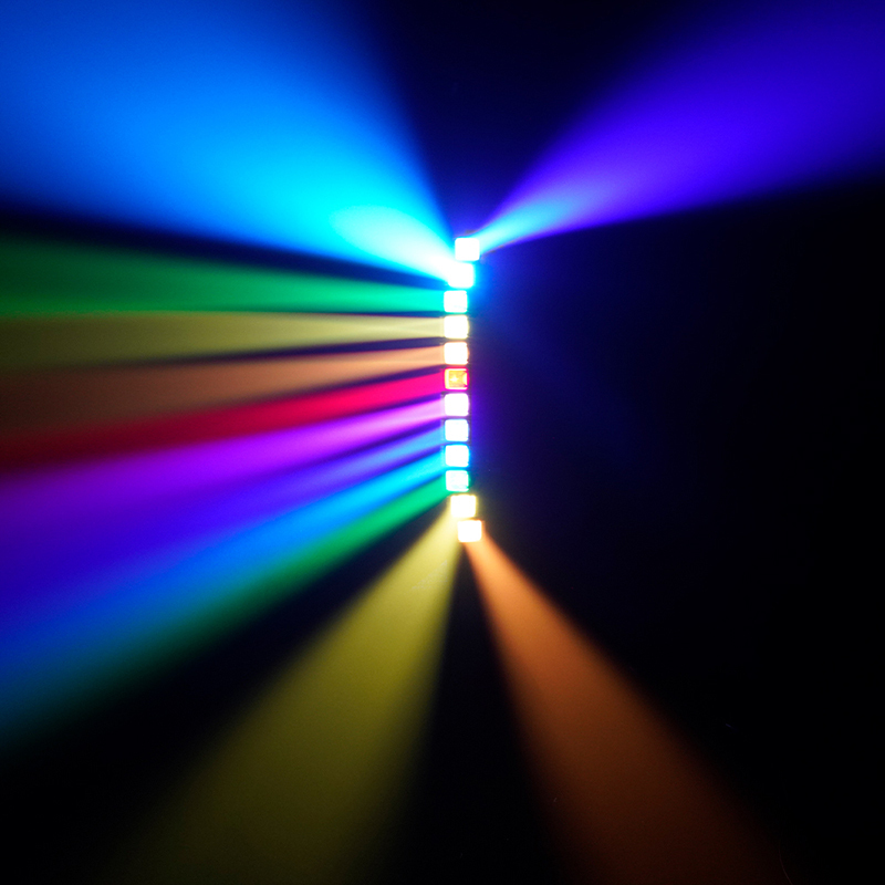 GalaxyJet LED Beam 12x60W RGBW Moving head Matrix Lighting with Ring