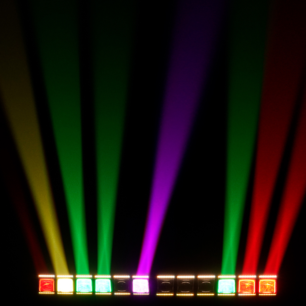 GalaxyJet LED Beam 6x60W RGBW Moving head Matrix Lighting with Ring for Church DJ