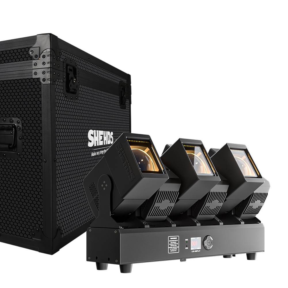 GalaxyJet LED Beam 6x60W RGBW Moving head Matrix Lighting with Ring for Church DJ
