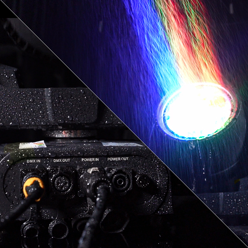 Waterproof LED Beam+Wash 7x40W RGBW/RGBL/RGBLAC Zoom Light for Weding Concert