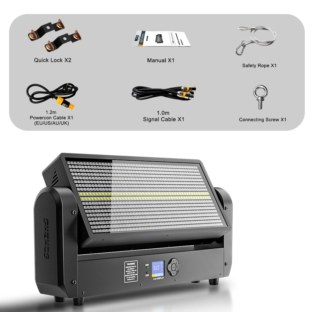 SHEHDS All New LED 200W Strobe Moving Head Lighting For Gig Dj