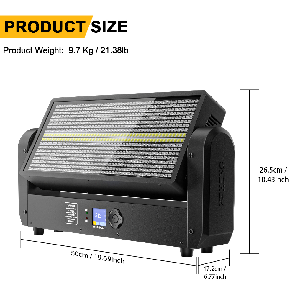 SHEHDS All New LED 200W Strobe Moving Head Lighting For Gig Dj