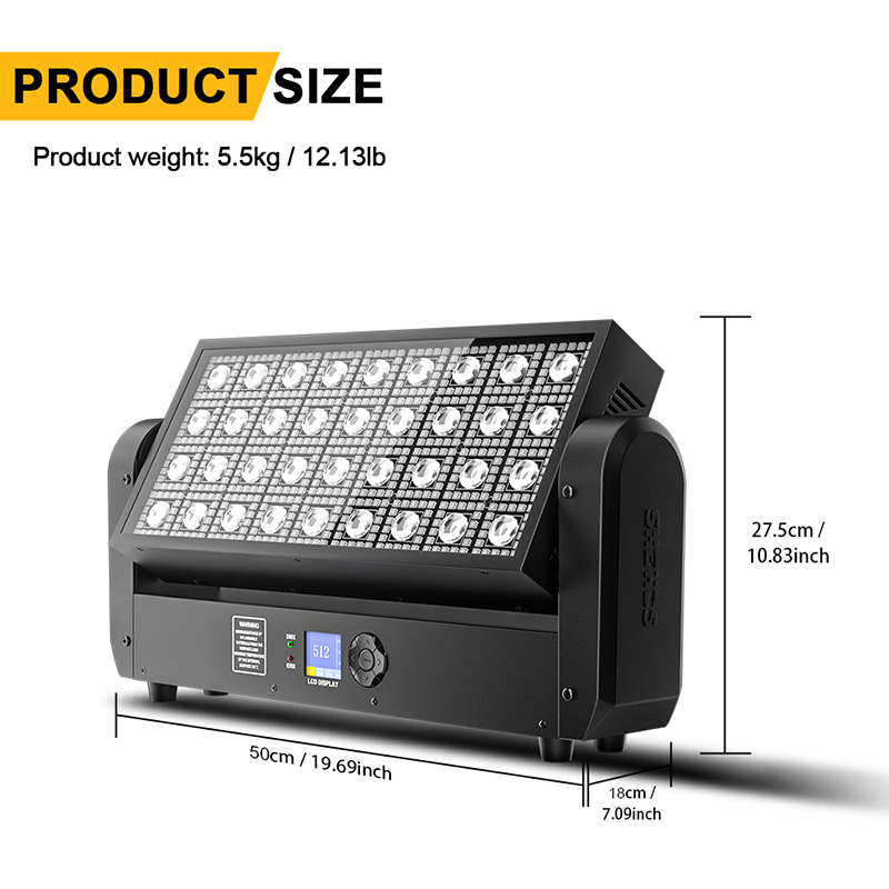 Shehds LED 200W Wash Beam Effect Moving Head Lighting For Club