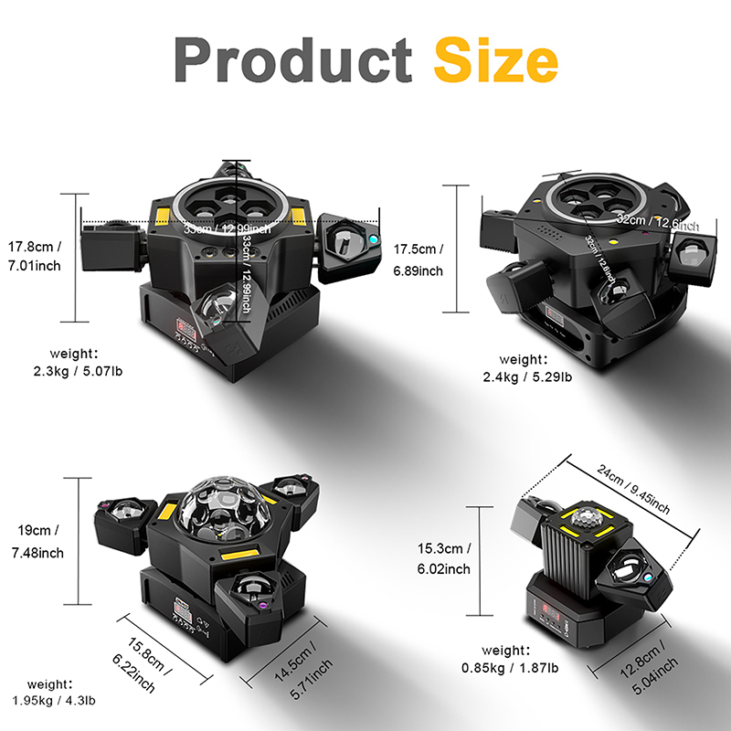 Wireless Remote Control LED 50W&80w&100&120w Beam Moving Head Lighting for dj gig