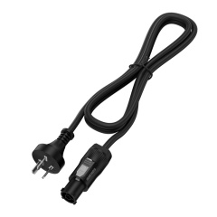 Waterproof black-headed aerial plug