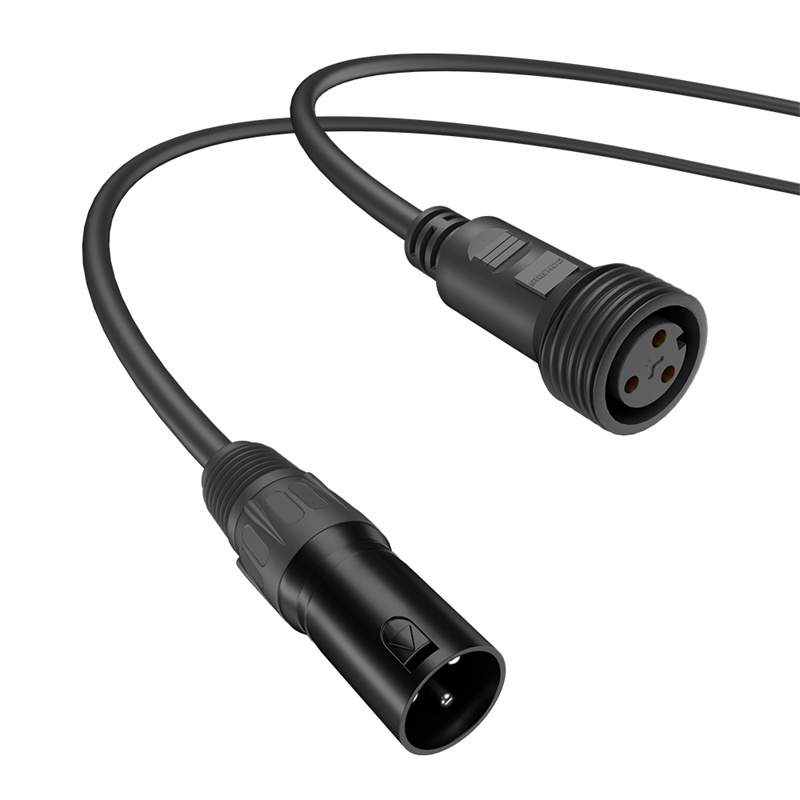 Shehds DMX Cables& Waterproof DMX Cables 1m1&2&3&5&10M  For Stage Light