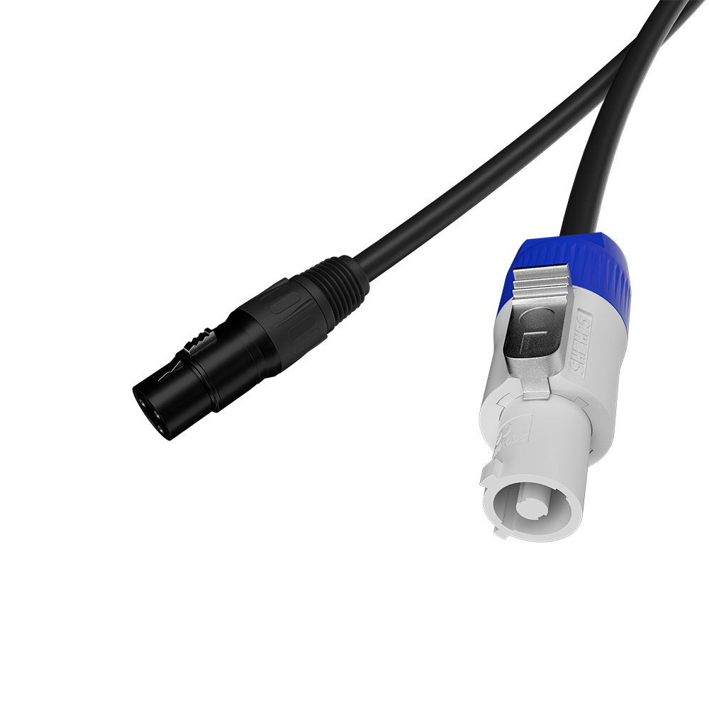 SHEHDS Combination of Power Con Plug and DMX Signal Line