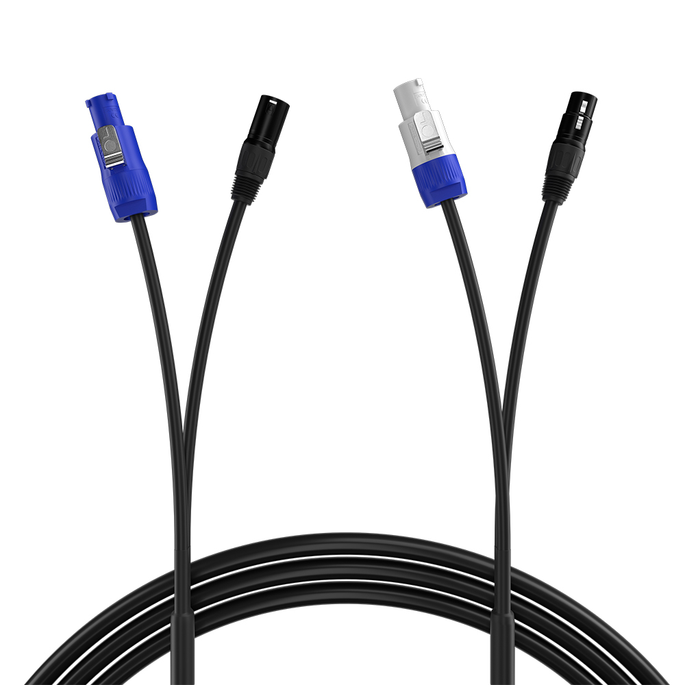 SHEHDS Combination of Power Con Plug and DMX Signal Line