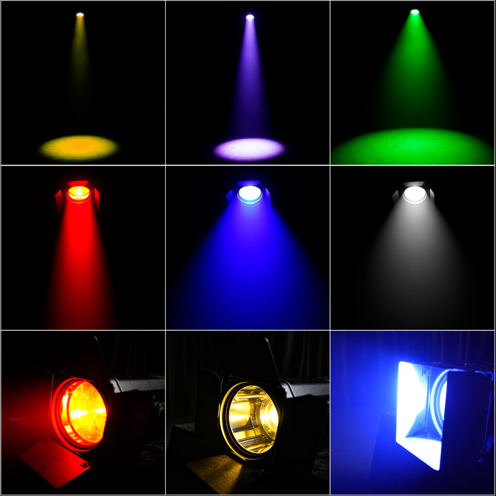 Shehds 300W COB Zoom Par With WW &RGBW&RGBL& RGBWA+UV&RGBLAC– App Control For Wedding Gig