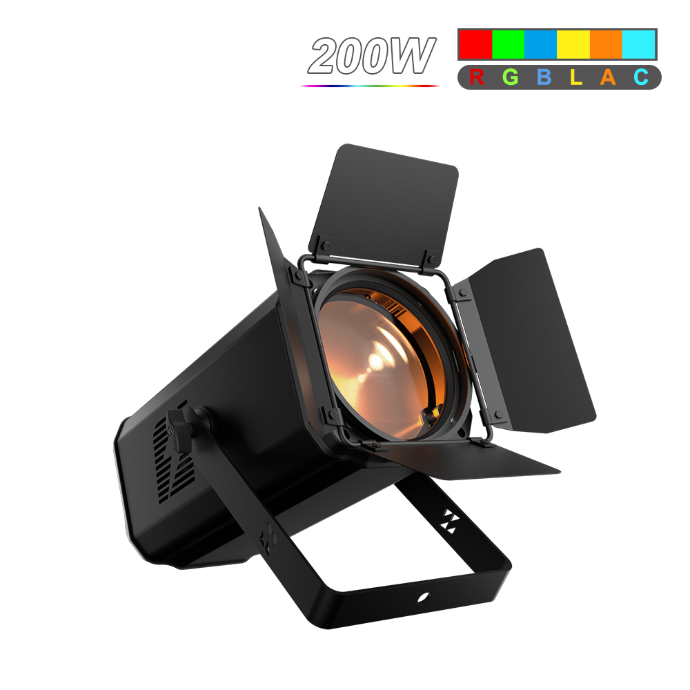 Mobile App Control LED 200W COB Zoom Par CWW&RGBW&RGBL&RGBWAUV&RGBLAC Lighting