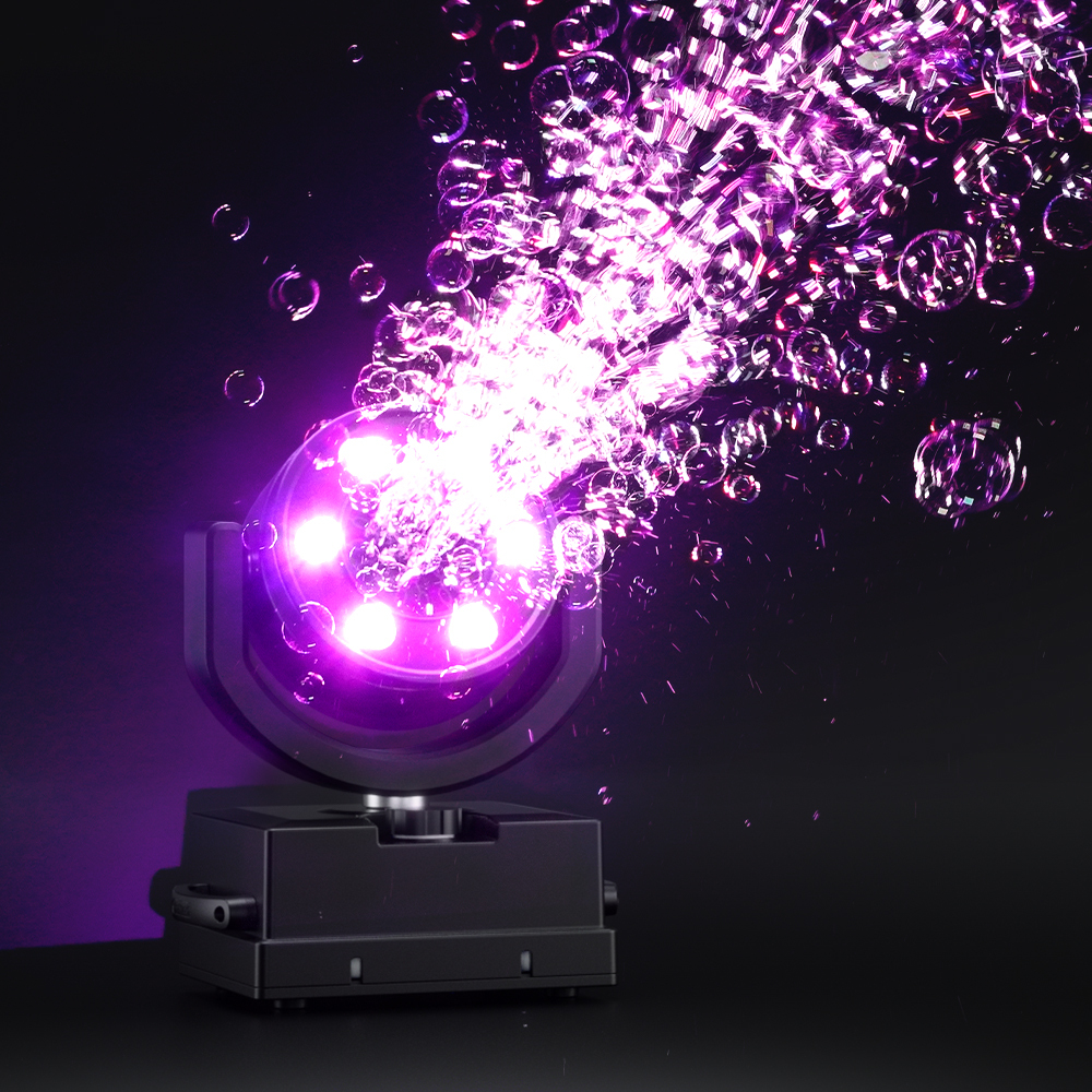 SHEDHS  LED 100W /Rechargeable 100W Moving Head Bubble Machine For Gig Wedding Party