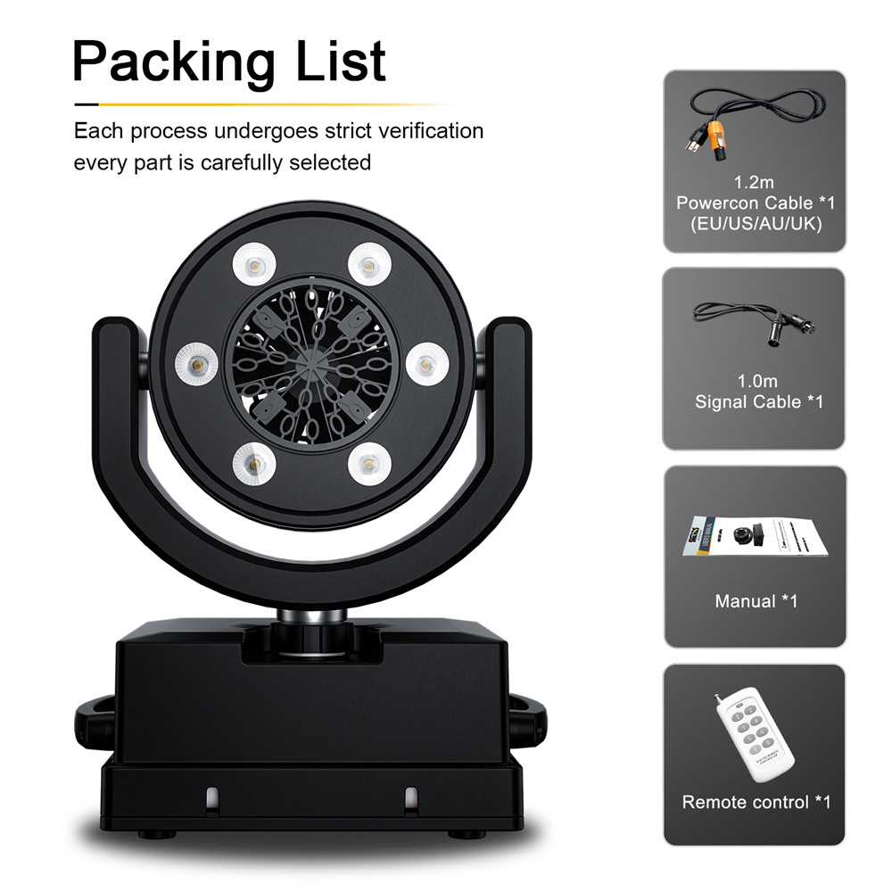 SHEDHS  LED 100W /Rechargeable 100W Moving Head Bubble Machine For Gig Wedding Party