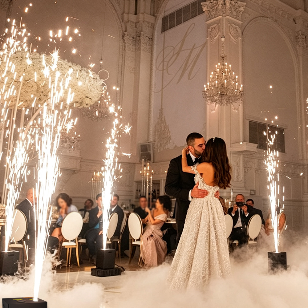 SHEHDS Mini 450W Spark Machine For Wedding Home Party